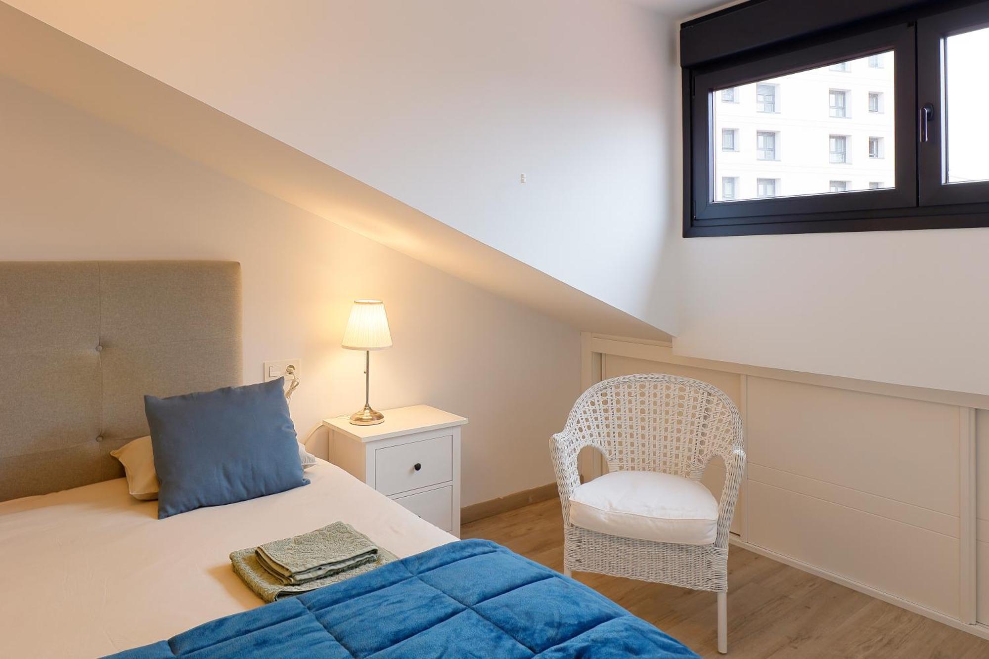 Atico Con Terraza En Playa De San Lorenzo Gijón Eksteriør bilde